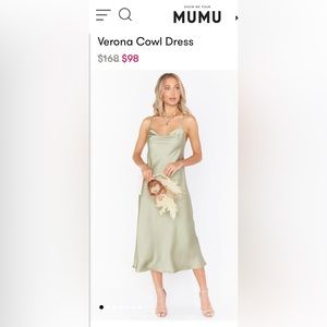 Show Me Your Mumu Verona Cowl Dress